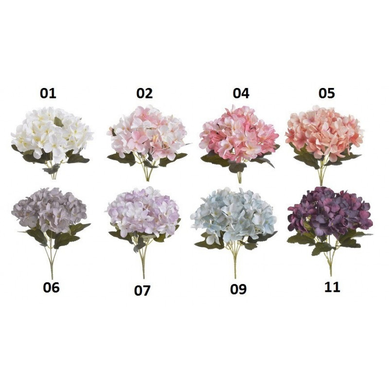 Hortensja bukiet x5 29 cm - sztuczna roślina