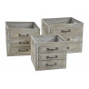 Szufladka x3, 3szt-kpl 30x30x26, 26x26x23, 22x22x20 cm
