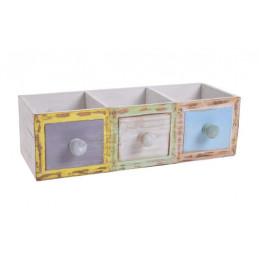 Skrzynka potrójna szufladki..33x14x10 cm.