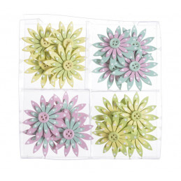 Naklejki kwiatki..4,5 cm 16szt/paczka
