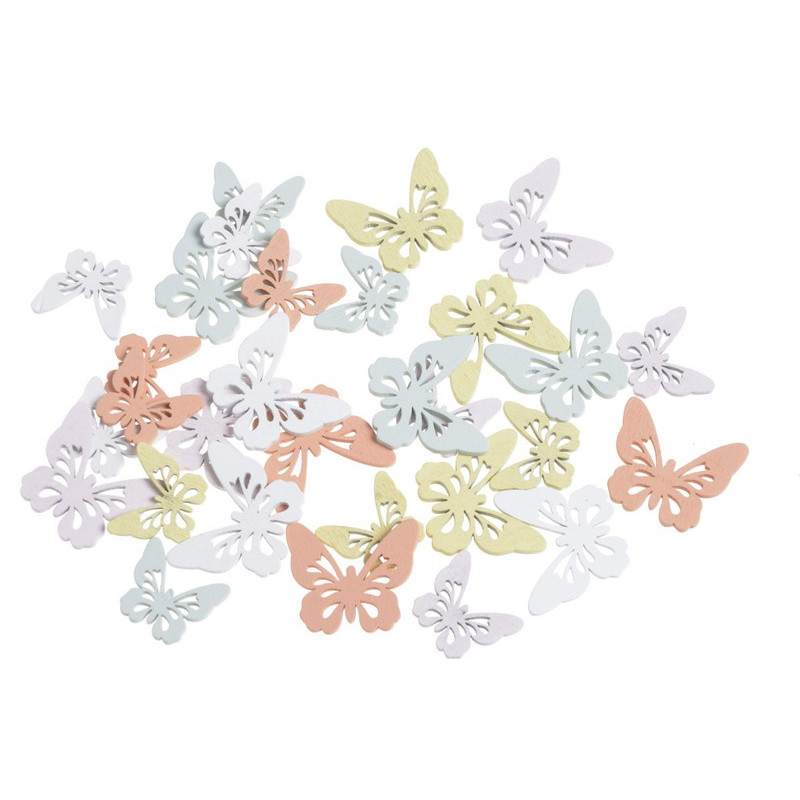 Motyle 36szt/paczka..2,5cm, 3,2cm