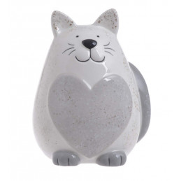 Kot skarbonka 13cmH - wyrób ceramiczny