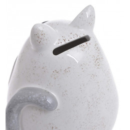 Kot skarbonka 13cmH - wyrób ceramiczny