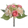 Bukiet róż z hortensją x 9, 30 cm