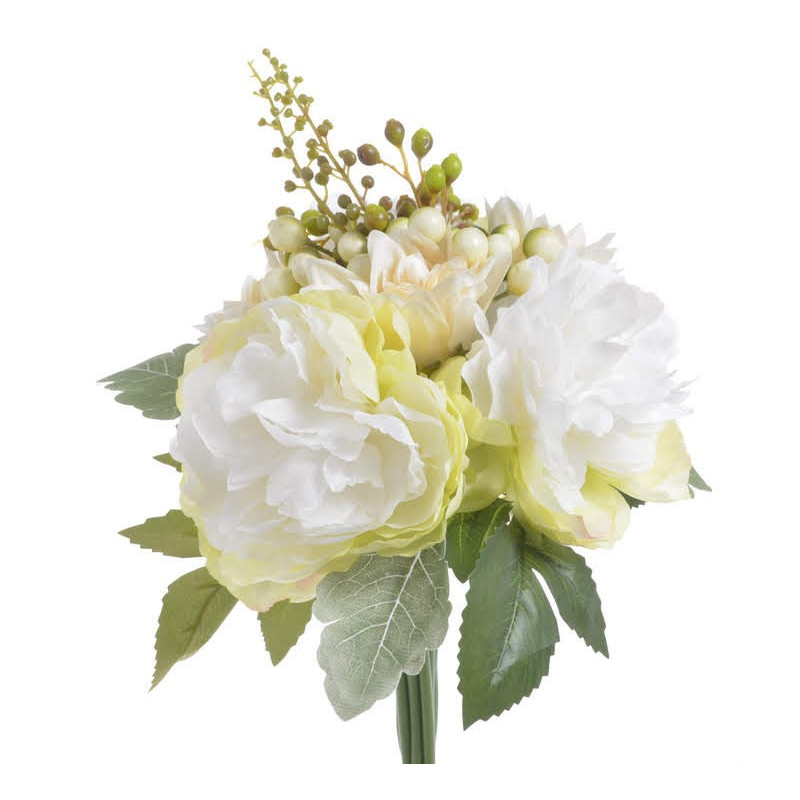 Bukiet piwonia z dalią 30cm - sztuczna roślina