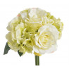 Bukiet róż z hortensją 4+3 28 cm