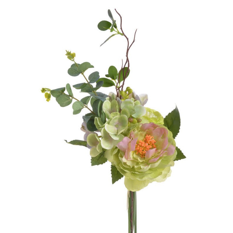 Bukiet mieszany z eukaliptusem 45 cm - 6 dodatków w bukiecie