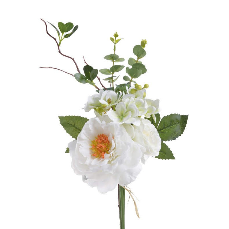 Bukiet mieszany z eukaliptusem 45 cm - 6 dodatków w bukiecie