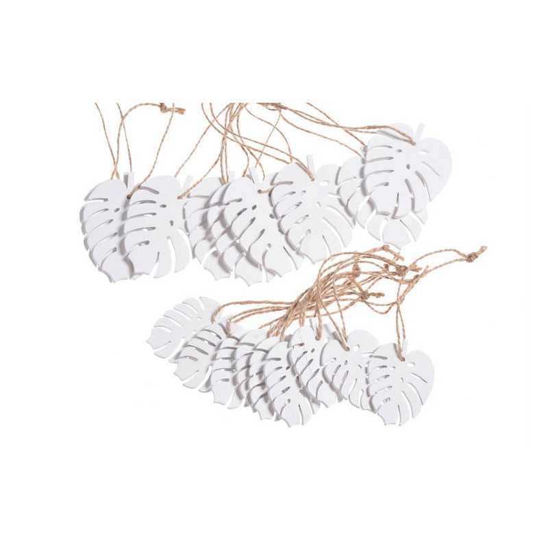 Zawieszka liść 2 rozm. 18szt..5cm, 7cm