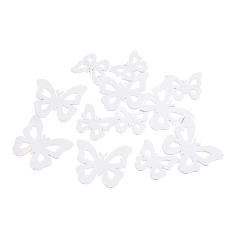 Motyl wykrawanki 2 rozm. 12szt/paczka, 4cm, 6cm