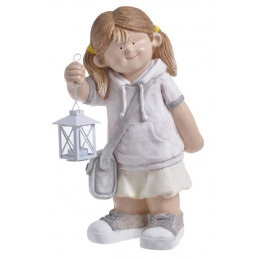 Dziewczynka z latarnią 50cmH - wyrób ceramiczny