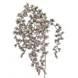 Gałązka z kuleczkami 45cm LT PINK