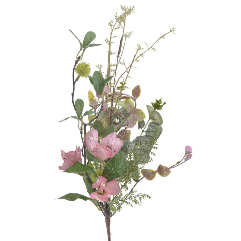 Bukiet trawiasty z powojem 57 cm