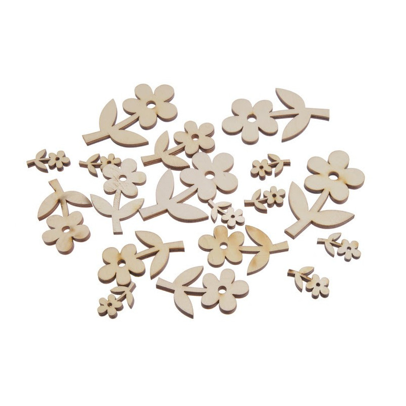 Kwiatki  mix 8,5-3cm, 18szt-paczka