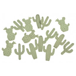 Kaktusy zielone mix, 15szt..7cm