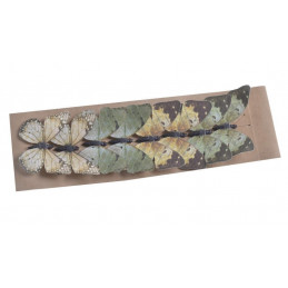 Motyl na klipie 8szt/kpl..6cm