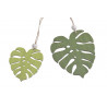 Liście monstera zawieszki 2szt...9,5cm, 6,5cm