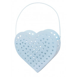 Metalowe serce koszyczek..22 cm