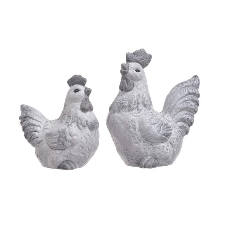 Kogut-kura figurka..11cm, 8,5cm KOMPLET/2szt