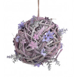 Kula z kwiatkami 15cm