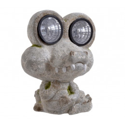 Ozdobny krokodyl..34 cm LED - zasilanie solarne