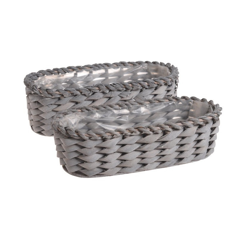 Osłonka L45-40 cm 2szt-kpl GREY