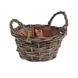 Kosz okrągły S..17x9 cm z folią