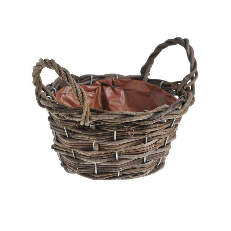 Kosz okrągły S..17x9 cm z folią