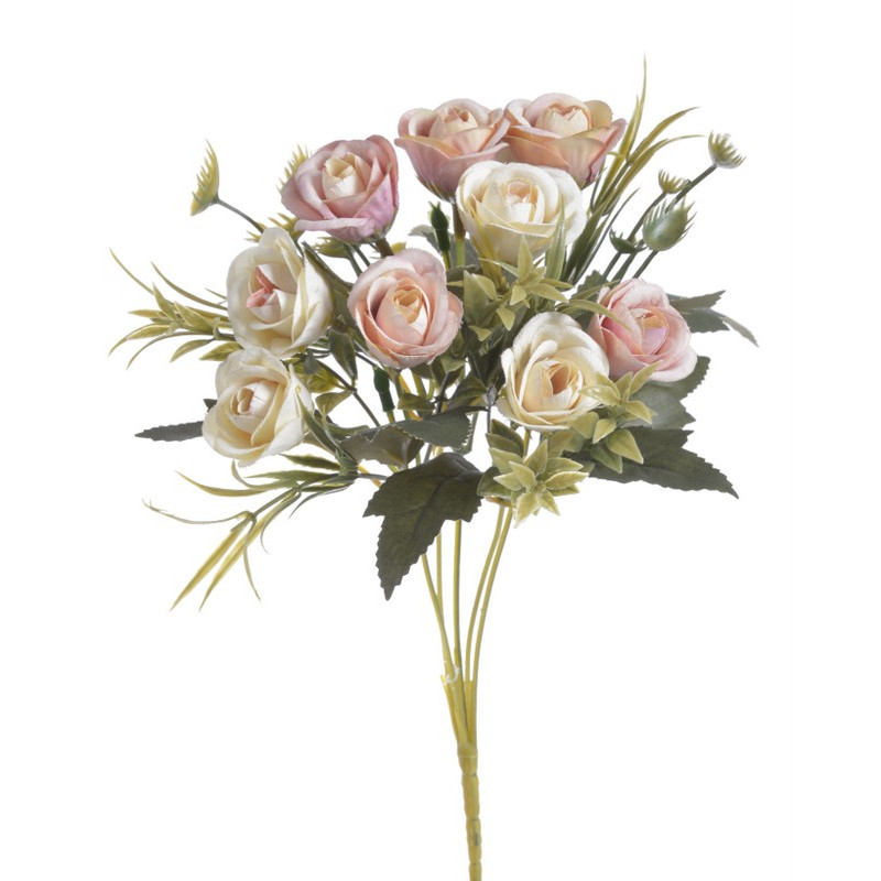 Bukiecik róż x10 30 cm - sztuczna roślina
