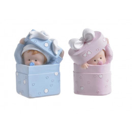 Dziecko w pudełku 8cmH kpl/2 szt