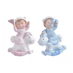 Dziecko na koniku 10cmH 2szt/kpl