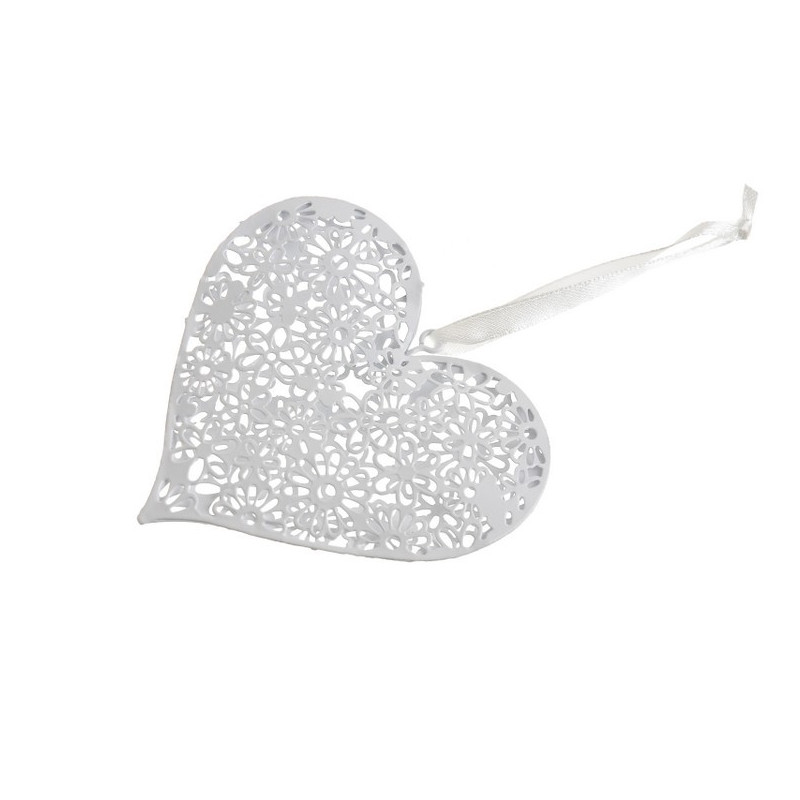 Metalowe serce 10 cm