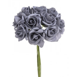 Bukiet róż piankowych x10, 24 cm