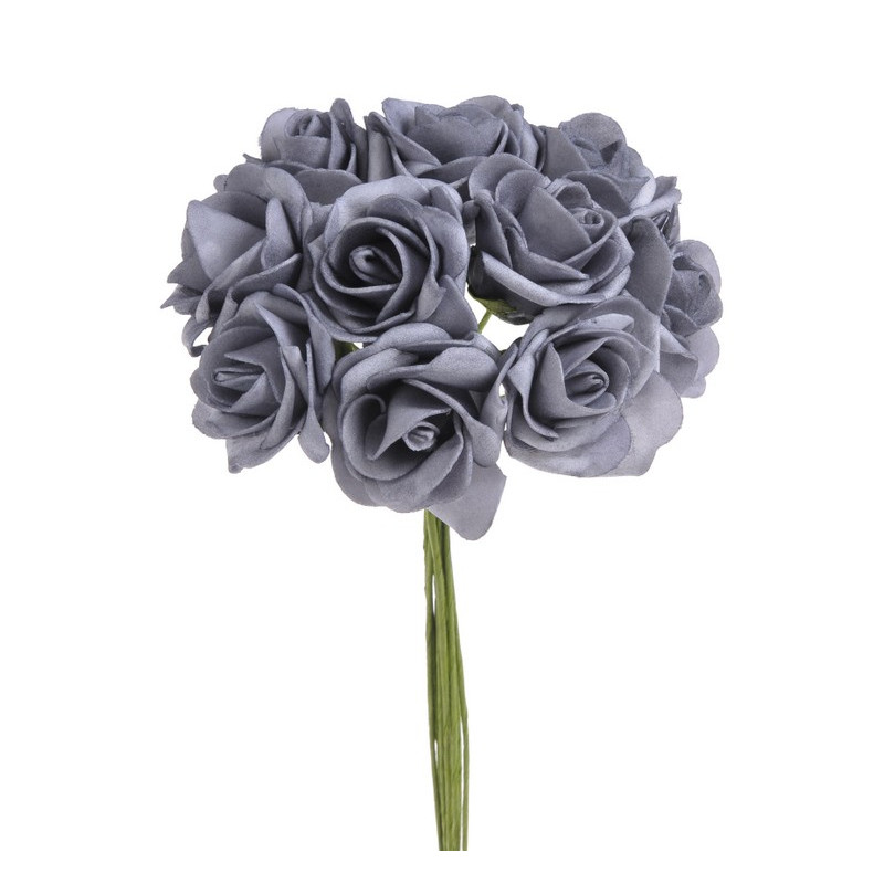 Bukiet róż piankowych x10, 24 cm