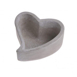 Serce - donica 16x14xH9,5 cm