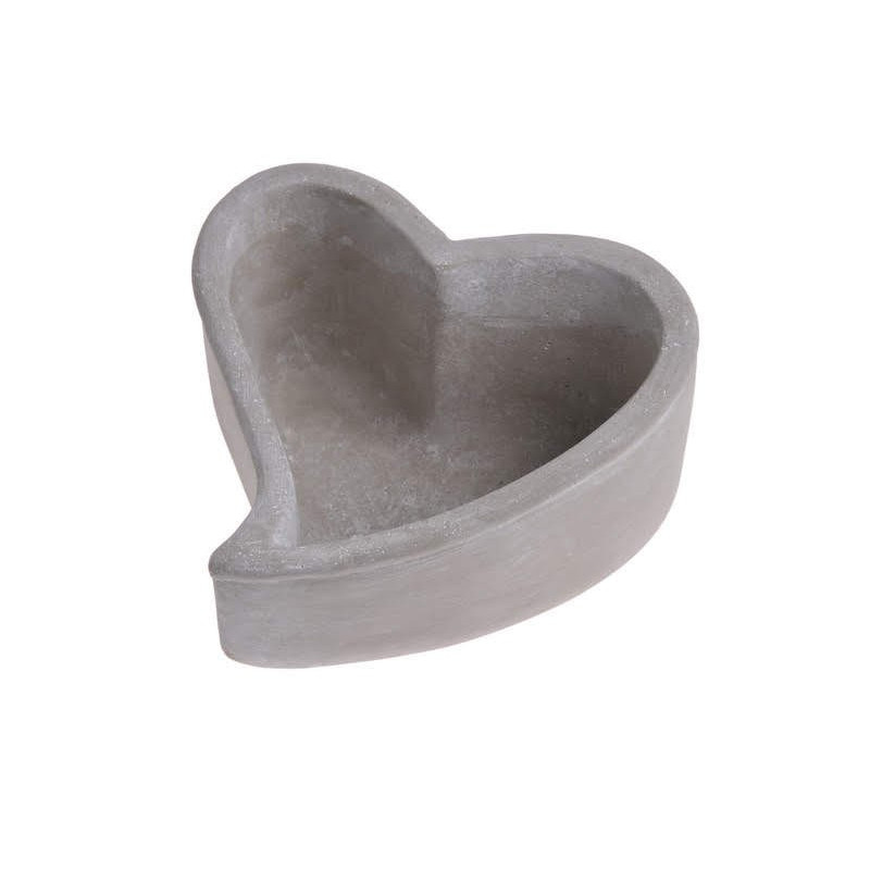 Serce - donica 16x14xH9,5 cm