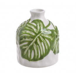 Wazon z liściem 13cmH