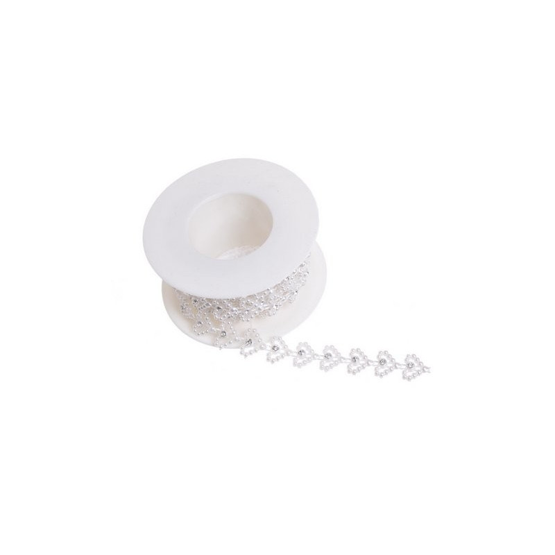 Sznur serc 1,8 m-rolka - element dekoracyjny