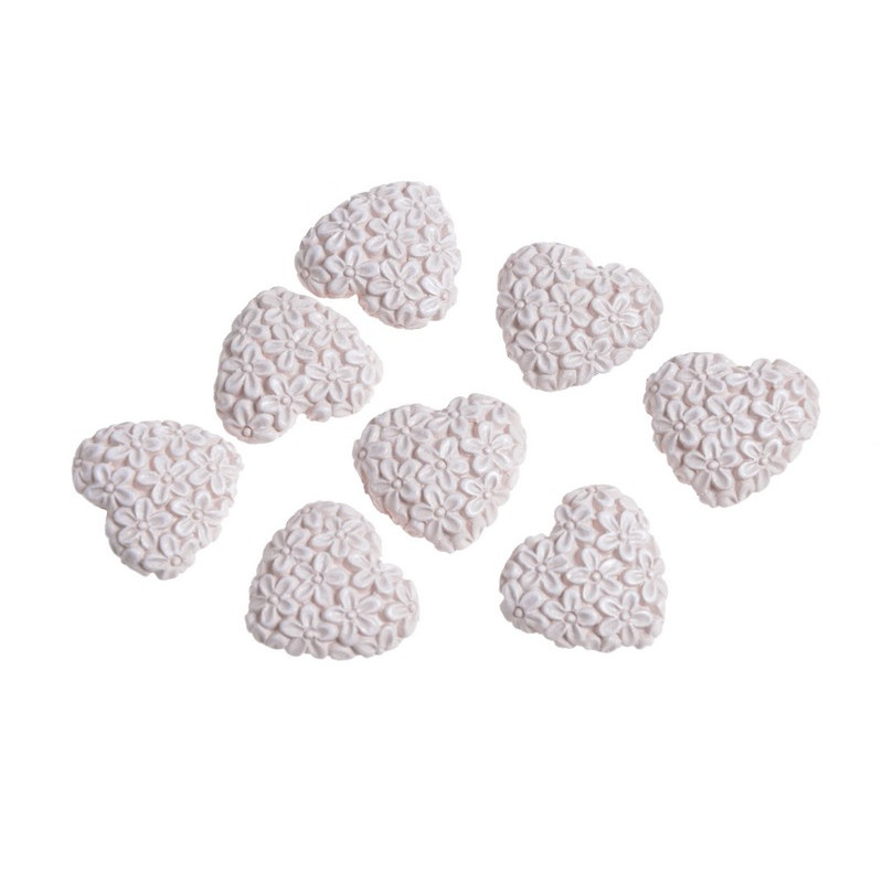 Serduszka nalepki 8szt/paczka..2,8 cm