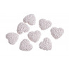 Serduszka nalepki 8szt/paczka..2,8 cm