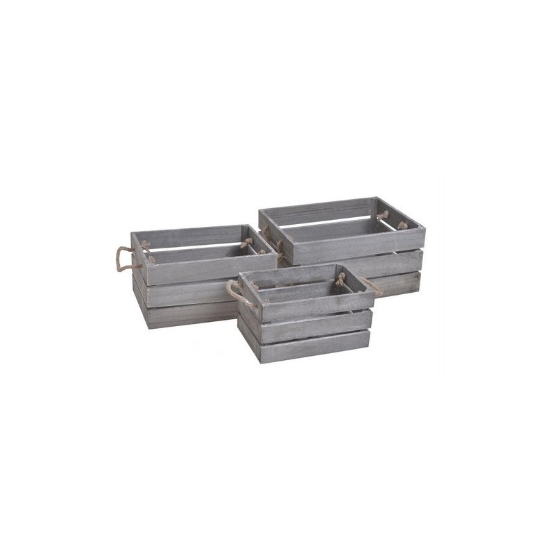 Skrzynki 3szt/kpl..36x27x18 cm, 31x22x16 cm, 26x17x14 cm