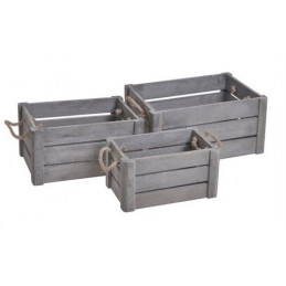 Skrzynki 3szt-kpl..36x26x18 cm,31x21x16 cm, 26x16x14 cm