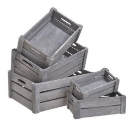 Skrzynki 5szt-kpl..37,5x28x15 cm, 34x24x13 cm, 30x20x11 cm, 26x16x9 cm, 22x12x7 cm