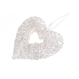 Serce 30 cm zawieszka - wyrób wikliniarski