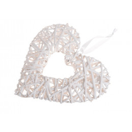 Serce 37 cm zawieszka - wyrób wikliniarski