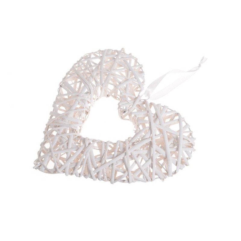 Serce 37 cm zawieszka - wyrób wikliniarski