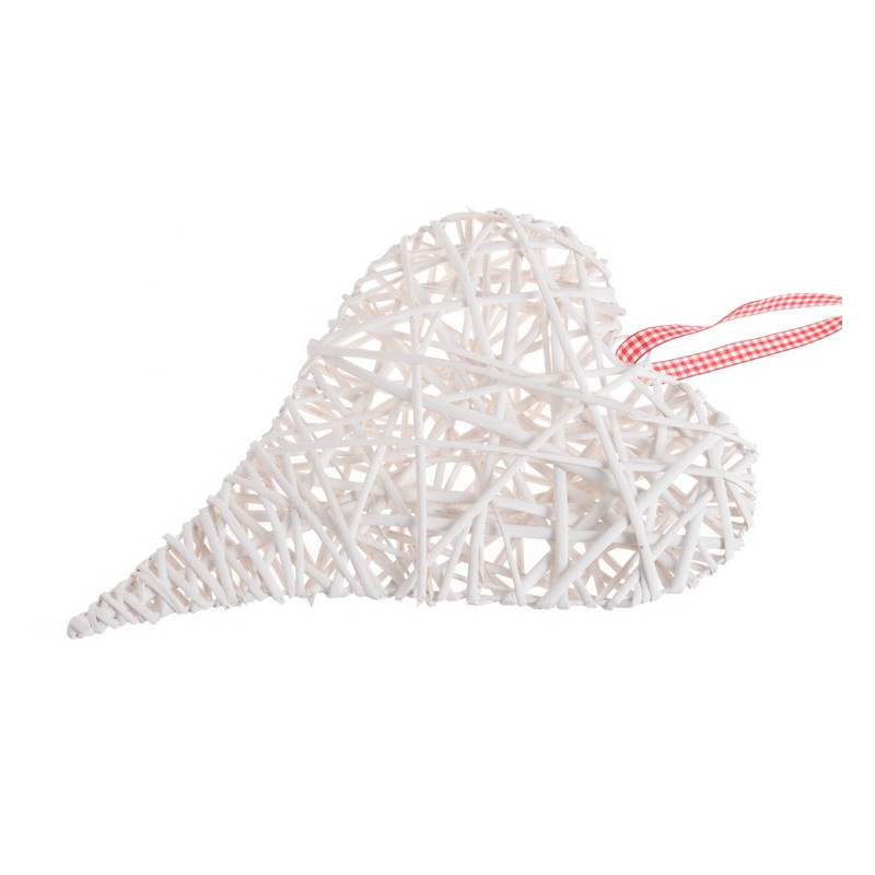 Serce 40 cm x 30 cm - wyrób wikliniarski