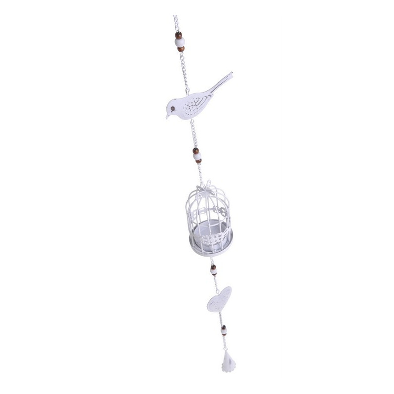 Girlanda z klatka dla ptaków, ptaszkiem i dzwoneczkiem 70 cm