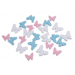 Motylki 24szt..3cm, 2cm