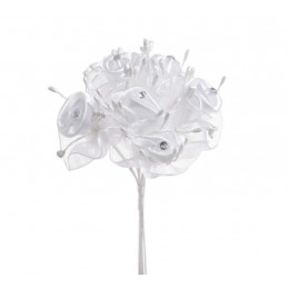 Różyczki w organzie 6szt..10,5 cm